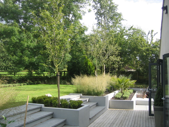 Newly renovated garden design